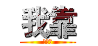 我靠 (打飛機)