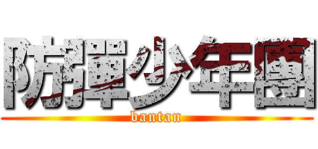 防彈少年團 (bantan)