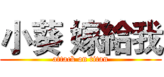 小葵 嫁給我 (attack on titan)