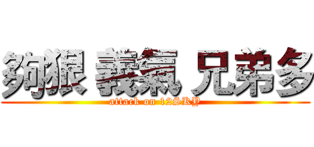 夠狠 義氣 兄弟多 (attack on 12SKY)