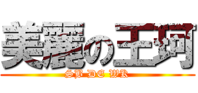 美麗の王珂 (SB DE WK)