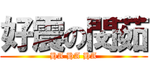 好震の閔茹 (HA HA HA)
