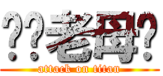 屌你老母閪 (attack on titan)