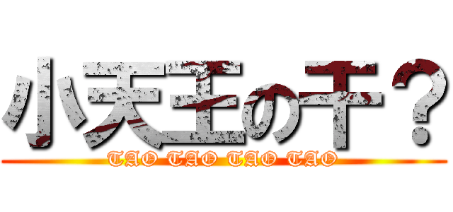 小天王の干？ (TAO TAO TAO TAO)