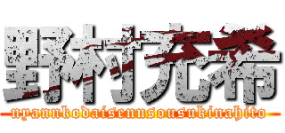 野村充希 (nyannkodaisennsousukinahito)