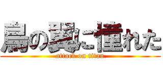 鳥の翼に憧れた (attack on titan)