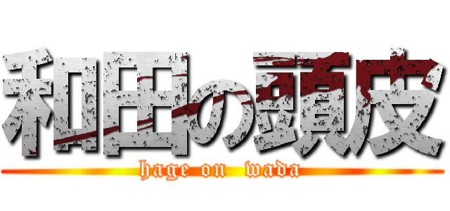 和田の頭皮 (hage on  wada)