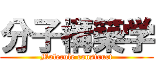 分子構築学 (Molecule construct)