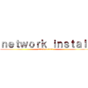 ｎｅｔｗｏｒｋ ｉｎｓｔａｌｌ (attack on titan)