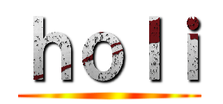 ｈｏｌｉ ()