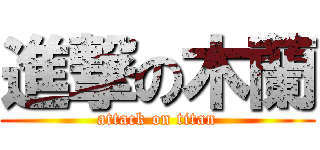 進撃の木蘭 (attack on titan)