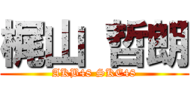 梶山 哲朗 (AKB48 SKE48)