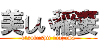 美しい稲妻 (utsukushii inazuma)