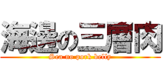 海邊の三層肉 (Sea no pork belly)