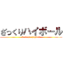 ざっくりハイボール (A simple highball)