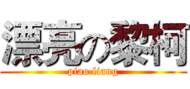 漂亮の黎柯 (piao liang)