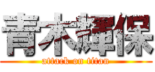 青木輝保 (attack on titan)