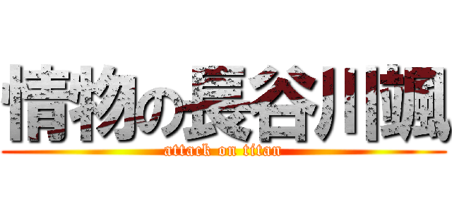 情物の長谷川颯 (attack on titan)