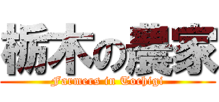 栃木の農家 (Farmers in Tochigi)