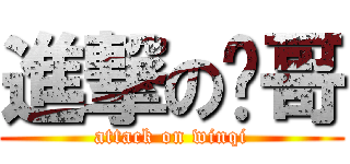 進撃の帅哥 (attack on winqi)