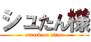 シュたん様 (attack on titan)
