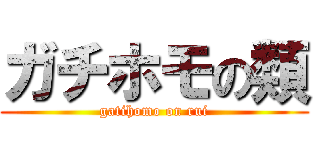 ガチホモの類 (gatihomo on rui)