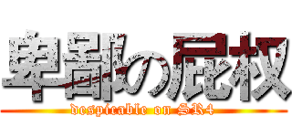 卑鄙の屁权 (despicable on SR4)