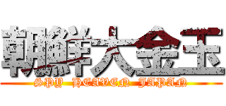 朝鮮大金玉 (SPY  HEAVEN  JAPAN)