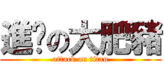 進擊の大肥豬 (attack on titan)