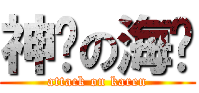 神经の海莹 (attack on karen)