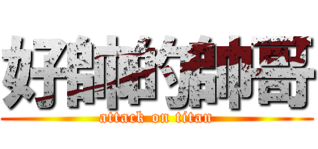 好帥的帥哥 (attack on titan)