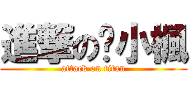 進撃の崴小楓 (attack on titan)