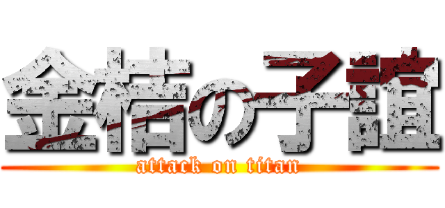 金桔の子誼 (attack on titan)