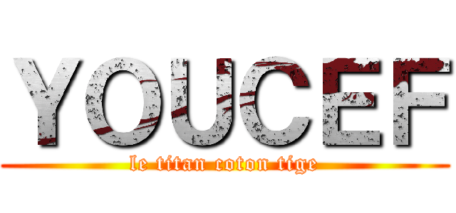 ＹＯＵＣＥＦ (le titan coton tige)