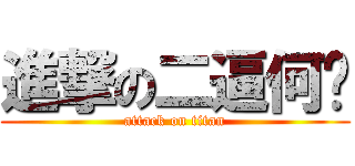 進撃の二逼何玫 (attack on titan)