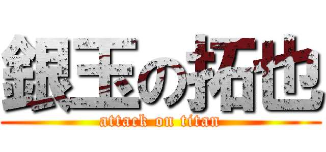 銀玉の拓也 (attack on titan)