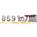 ８５９１の刀腥 (attack on titan)
