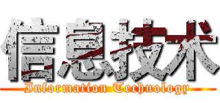 信息技术 (Information Technology)