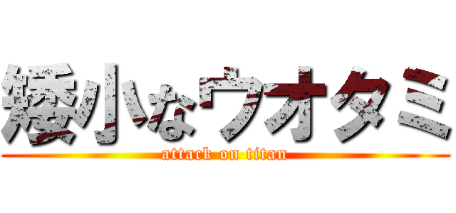 矮小なウオタミ (attack on titan)