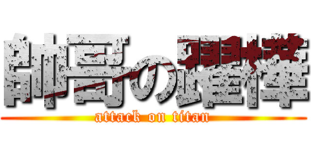 帥哥の躍樺 (attack on titan)