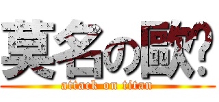 莫名の歐趴 (attack on titan)