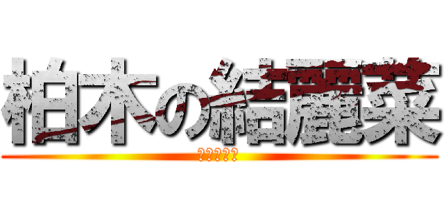 柏木の結麗菜 (クリぼっち)