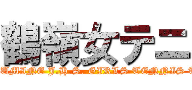 鶴嶺女テニ (TSURUMINE J.H.S. GIRLS TENNIS TEAM)