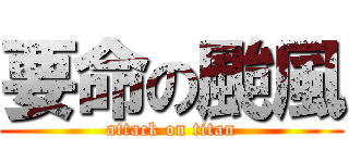 要命の颱風 (attack on titan)