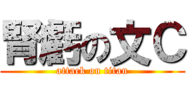 腎虧の文Ｃ (attack on titan)