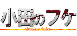 小田のフケ (Oda no fuke)