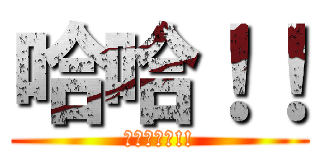 哈哈！！ (快放暑假啦!!)