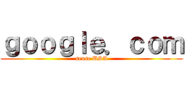 ｇｏｏｇｌｅ．ｃｏｍ (sense USA)