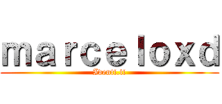 ｍａｒｃｅｌｏｘｄ (Identi.li)