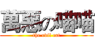 萬惡の喵喵 (the evil cat)